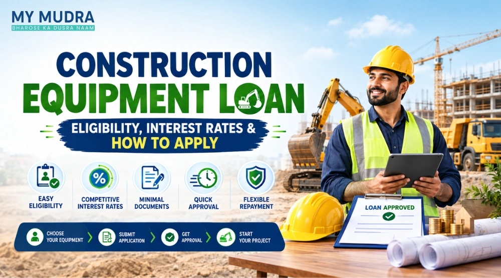 Blog post: Construction Equipment Loan: Eligibility, Interest Rates & How to Apply
