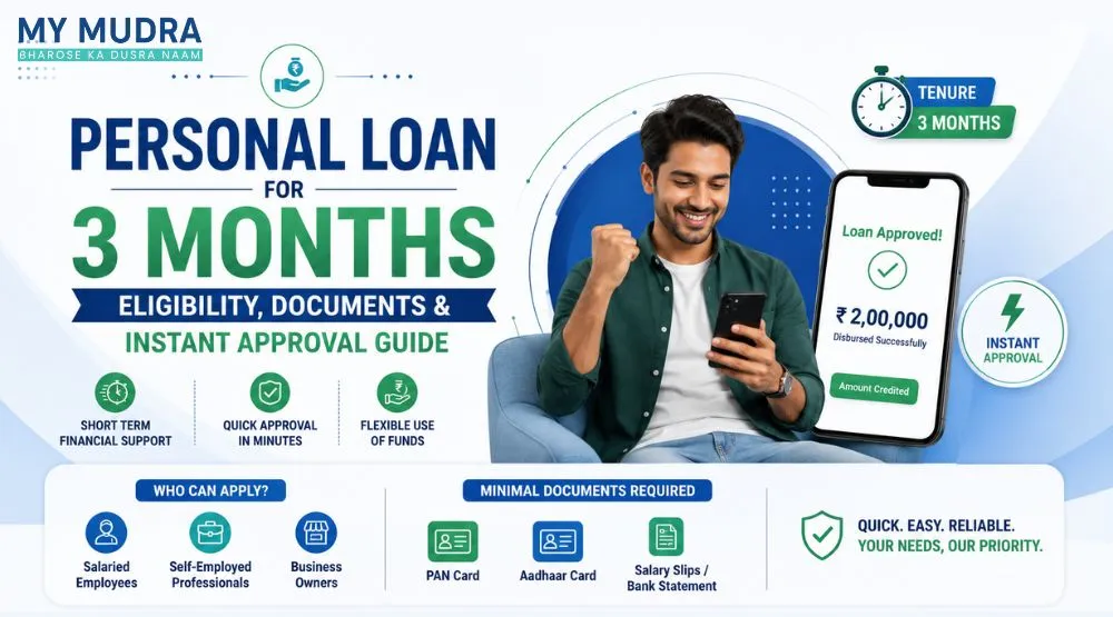 Personal loan for 3 months with instant approval