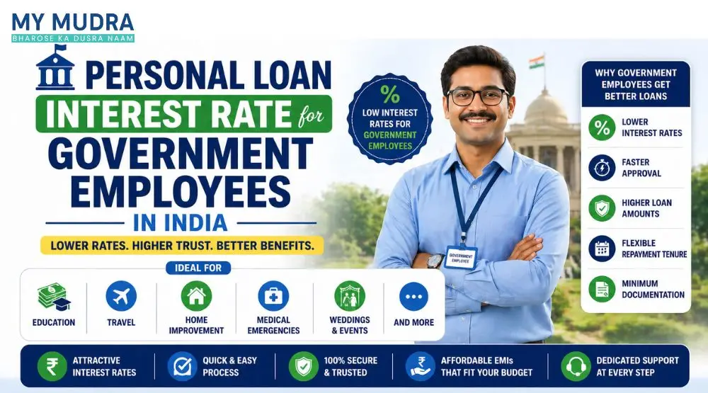 Personal Loan Interest Rate for Government Employees in India