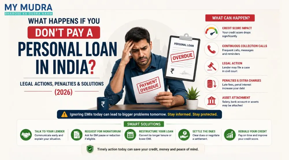 What Happens If You Don’t Pay a Personal Loan in India? Legal Actions, Penalties & Solutions (2026)
