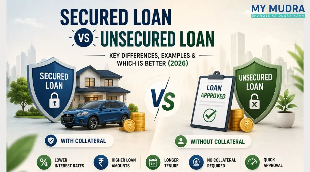 Secured Loan vs Unsecured Loan: Key Differences, Examples & Which is Better (2026)