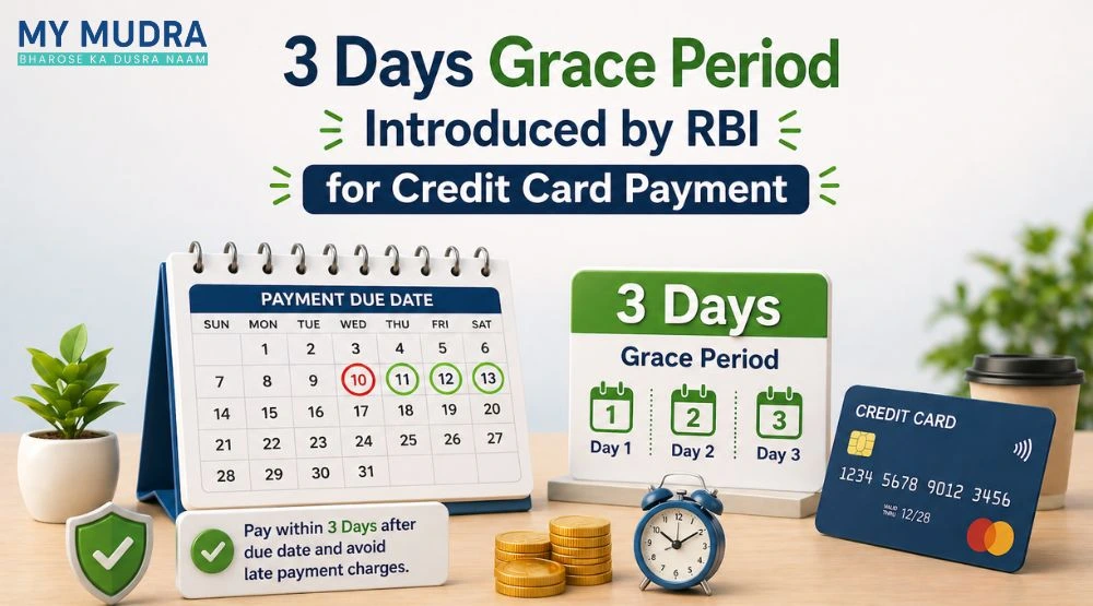 3 Days Grace Period Introduced by RBI for Credit Card Payment