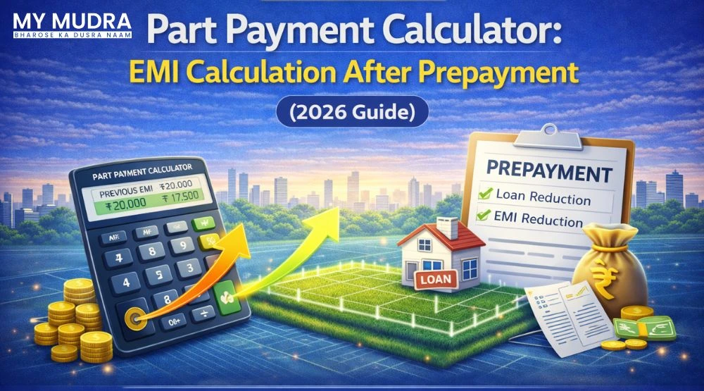 Part Payment Calculator (2026) – Calculate EMI After Loan Prepayment