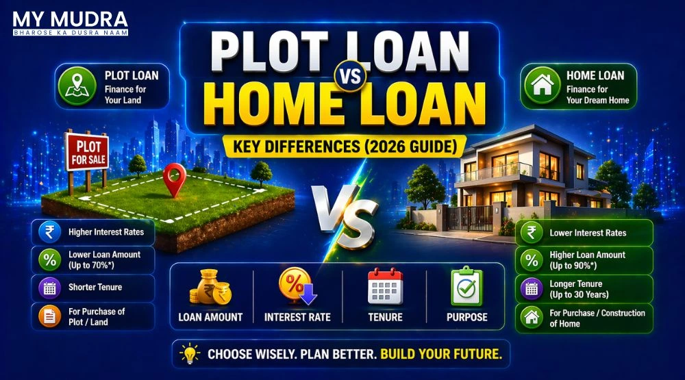 Plot Loan vs Home Loan – Key Differences (2026 Guide)