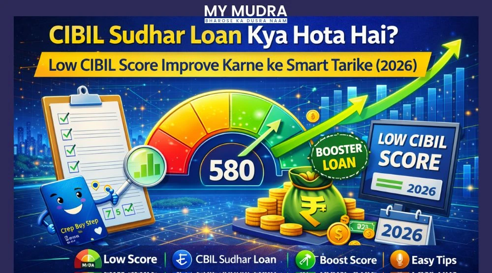 CIBIL Sudhar Loan Kya Hota Hai? Low CIBIL Score Improve Karne ke Smart Tarike (2026)