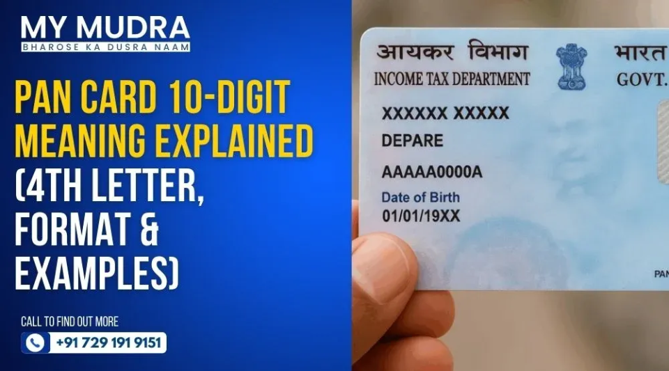 PAN Card 10-Digit Meaning Explained (4th Letter, Format & Examples)