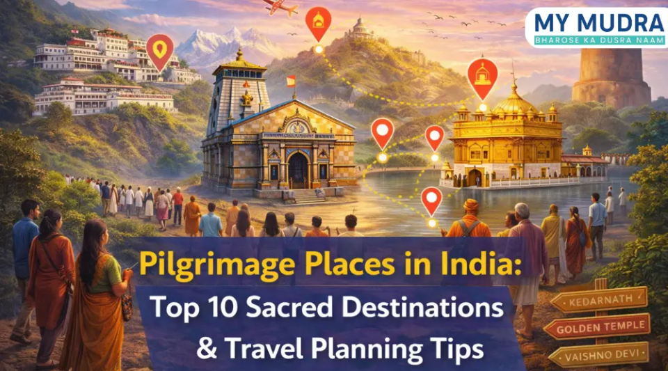Top pilgrimage places in India including Vaishno Devi, Kedarnath and Golden Temple