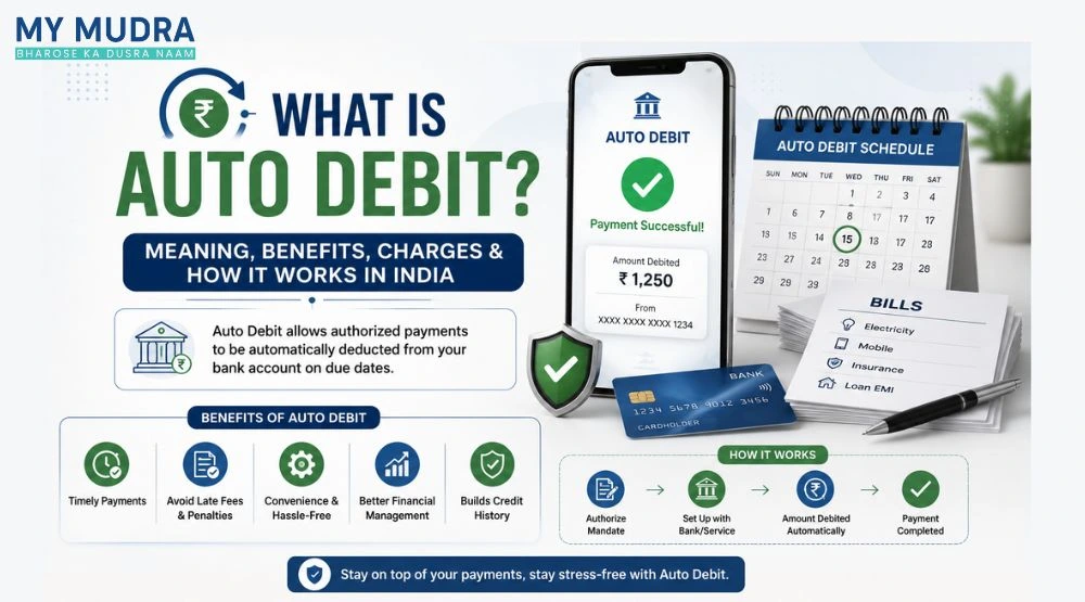 What Is Auto Debit? Meaning, Benefits, Charges & How It Works