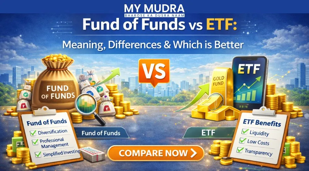 Fund of funds vs ETF Comparison Showing Investment Differences and Returns