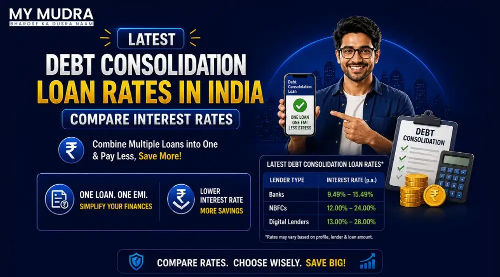Latest Debt Consolidation Loan Rates in India – Compare Interest Rates