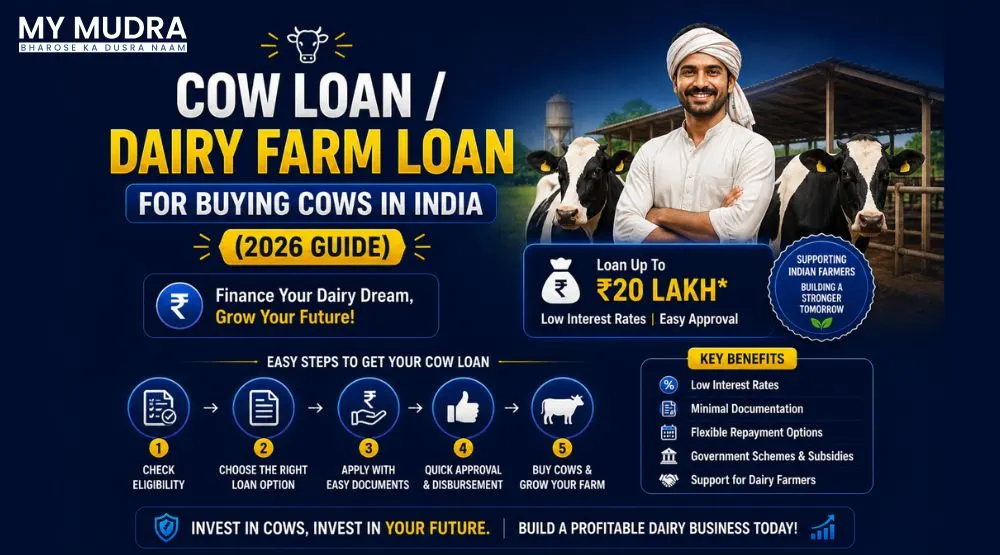 Cow Loan / Dairy Farm Loan for Buying Cows in India (2026 Guide)
