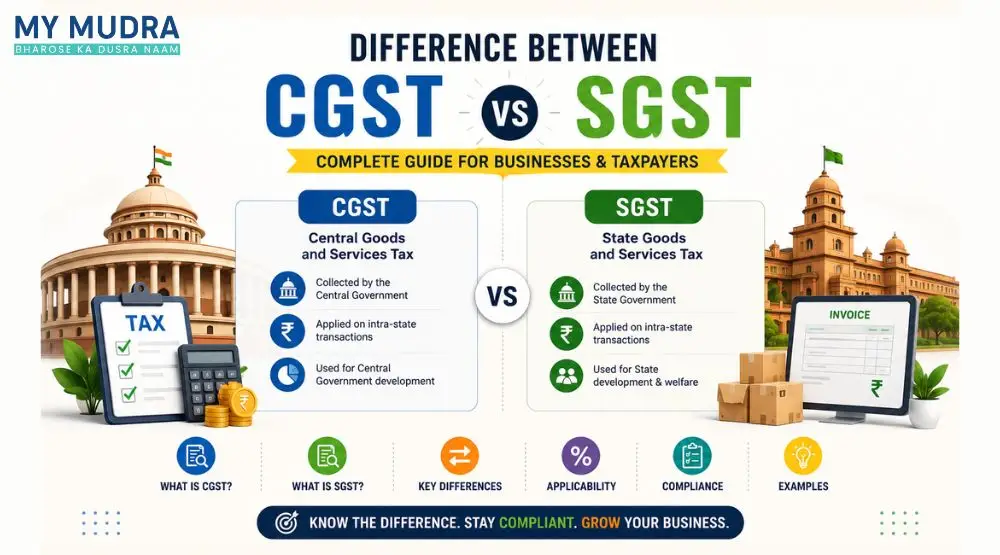 Difference Between CGST and SGST
