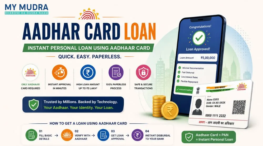 Aadhar Card Loan: How to Get Instant Personal Loan Using Aadhaar Card in India